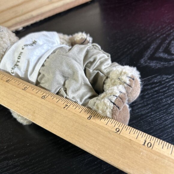 GEO PALS 'Cotton Corps' Plush Jointed Teddy Bear Beanbag Stuffed Animal 9" Tall - Picture 5 of 5
